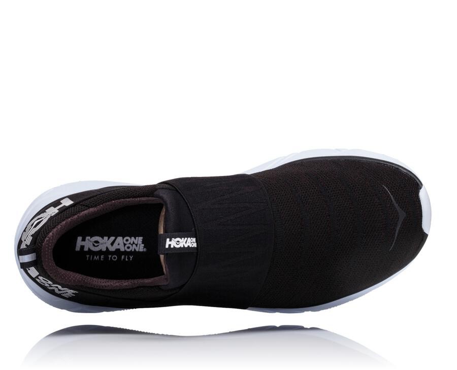 Tenis Hoka One One Mujer Negros/Blancos - Hupana Slip - MDTR86910